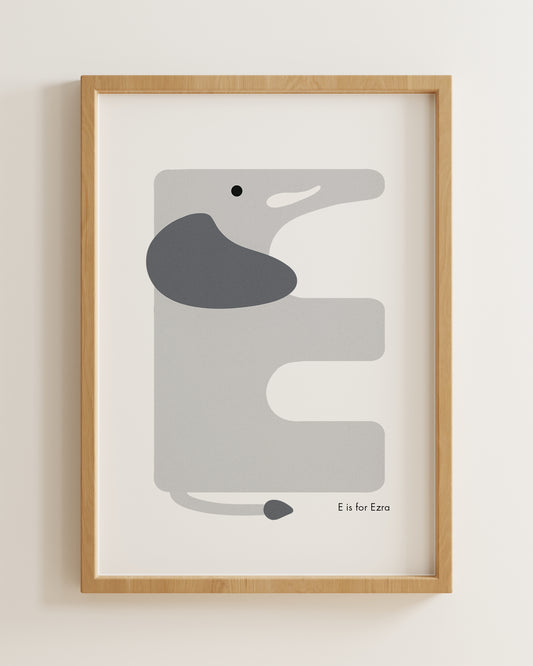 E is for Elephant