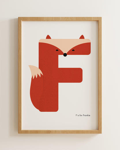 F is for Fox