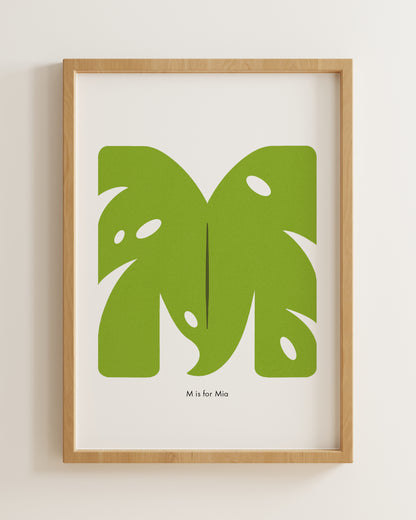 M is for Monstera