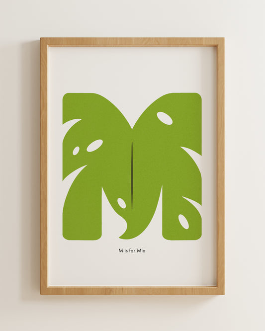 M is for Monstera