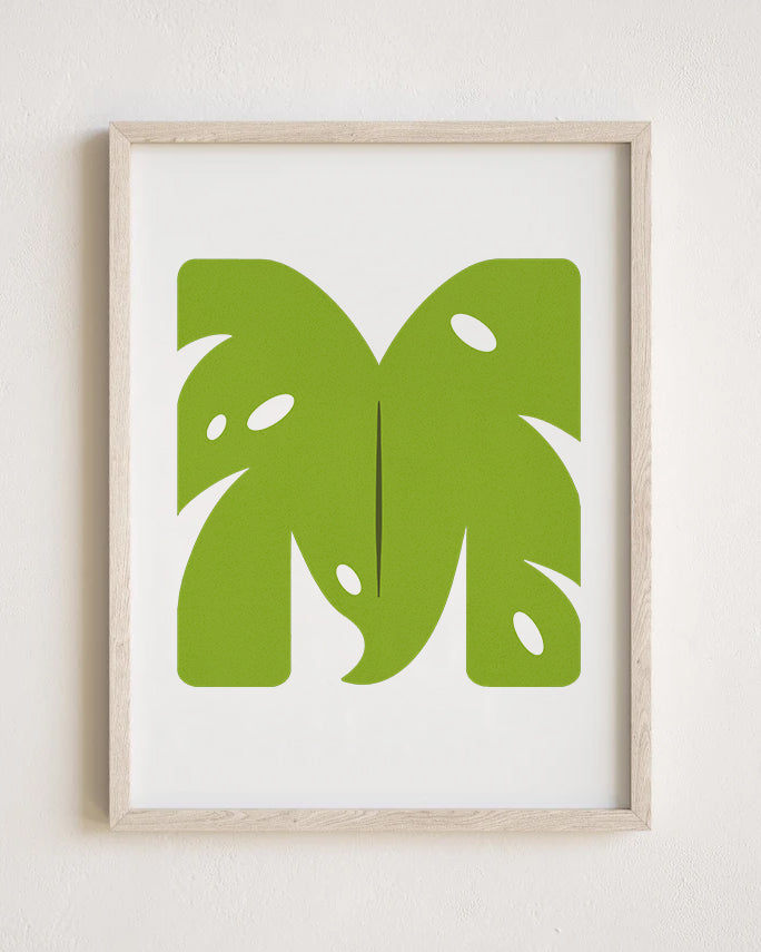 M is for Monstera