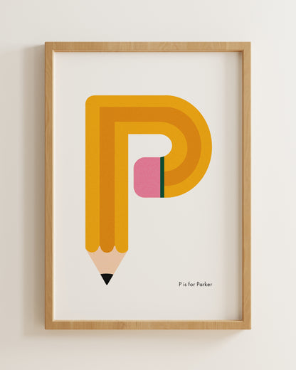 P is for Pencil