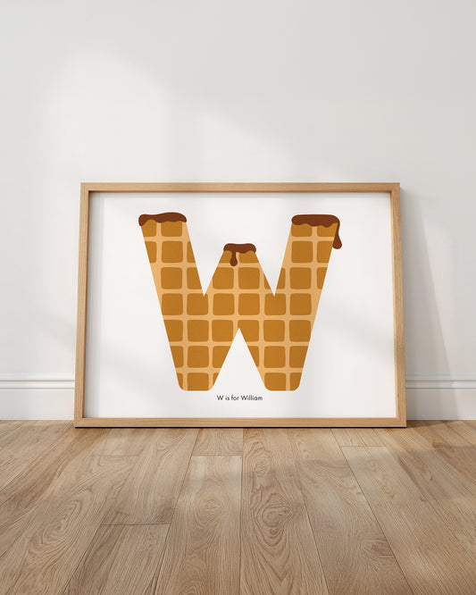 W is for Waffle